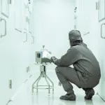 Monitoring mit einem optischen Partikelzähler in einem Reinraum