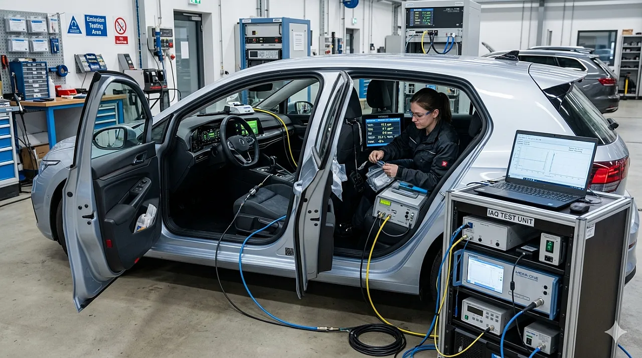 Emissionsmessung Fahrzeug